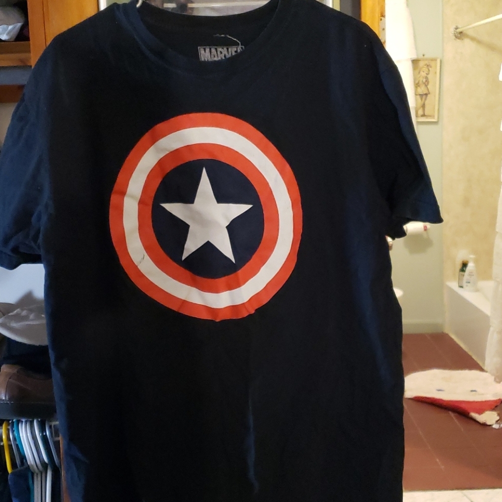 Mens Xl Black Marvel
